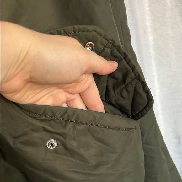 Zara Women's Dark Green Bomber Jacket - Picture 7 of 10